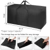 Sherry Extra Large Moving Bags with Strong Zippers & Carrying Handles, Storage Bags Storage Totes for Clothes, Moving Totes Supplies, Space Saving, Oversized Storage Bag Organizer 2 Pack - Image 2
