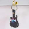 Black Leather Guitar Picks Case Guitar Pick Holder Guitar Plectrums Bag Guitar Pick Keychain Holder Guitar Pick Storage Bag Brass Guitar Pick Accessories with 5PCS Guitar Picks (Random Color) - Image 3