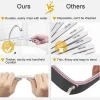 Professional Nail Files, Emery Board Nail File for Natural Nails 100/180 Grit Nail Files for Acrylic Nails 12pcs Fine Grit Nail File Manicure Tools Coarse Fingernail Files (100/180 Grit) - Image 2