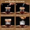 Cocktail Smoker Kit from Rongsi – 4 Flavors Wood Chips – Bourbon, Whiskey Smoker Infuser Kit for Old Fashioned Cocktails, Drinks – Bourbon Whiskey Gifts Gifts for Men, Dad - Image 2