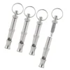 Rongsi 4pcs Metal Dog Whistle Sound Whistle Pet Accessories Big Dog Puppy Pet Accessories for Dog Training Pet Dog Training Assistant