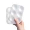 8 PCS White Plastic Paint Tray Palettes, Holytech Watercolor Palette Painting Tray for Painting Party, DIY Craft and Art Painting - Image 4
