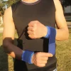 2 Pack Wrist Brace Adjustable Wrist Support Wrist Straps for Fitness Weightlifting, Tendonitis, Carpal Tunnel Arthritis, Wrist Wraps Wrist Pain Relief Highly Elastic (Blue) - Image 3