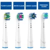 Rongsi Replacement Brush Heads for Oral B Compatible Electric Toothbrush Heads, Includes 4 Precision, 4 Floss, 4 Cross and 4 White - 16 Pack - Image 4