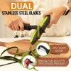 Emlimny Chef Premium Swivel Vegetable Peeler 2 Packs, Black - Image 2